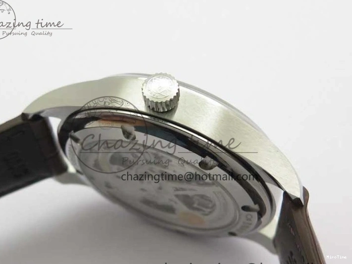 MIROTIME 0201 Original Portuguese IW358304 ZF 1:1 Best Edition SS White Dial RG Markers on Leather Strap A 7077